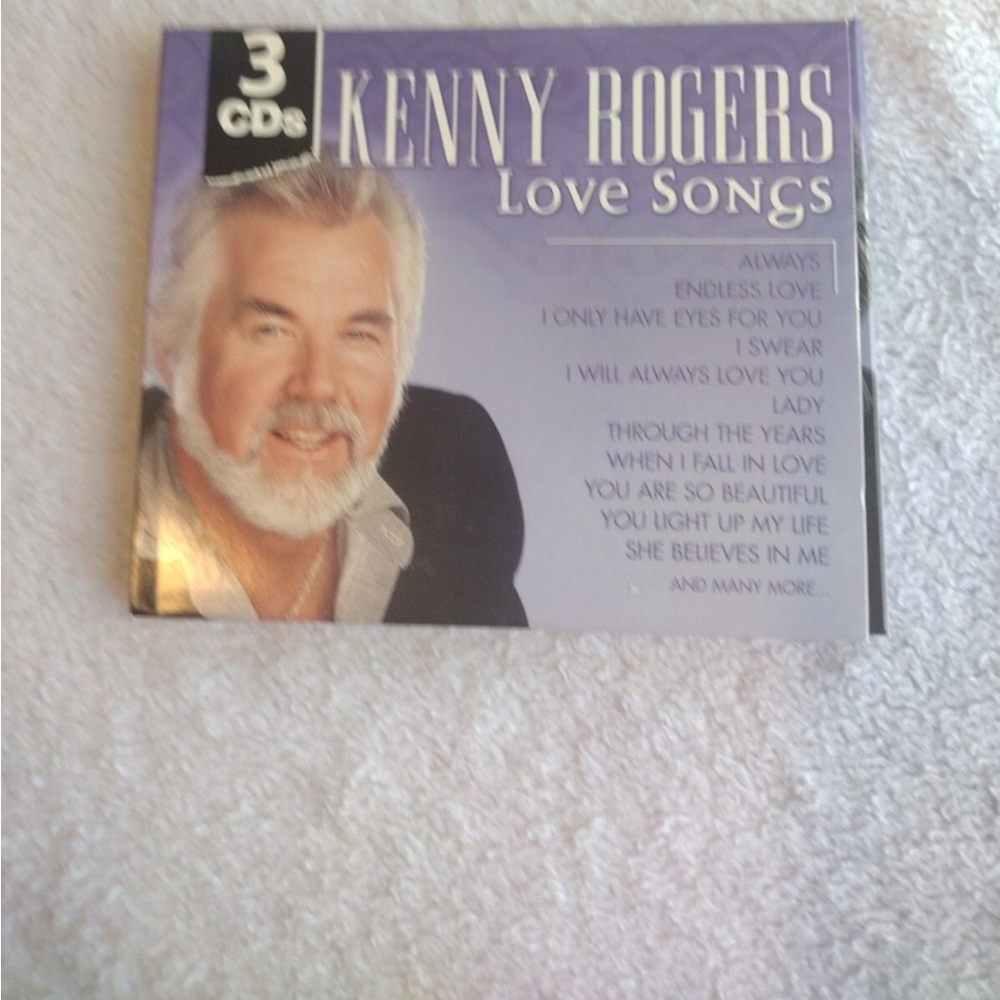 Kenny Rogers Love Songs 3-CD Set